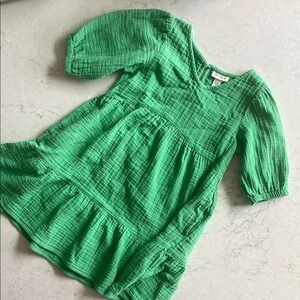 Cat & Jack Girl’s Gauze Green Dress NWOT
